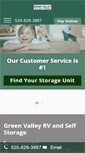Mobile Screenshot of greenvalleystorage.com