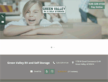 Tablet Screenshot of greenvalleystorage.com